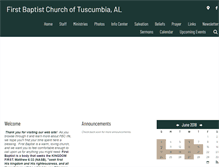 Tablet Screenshot of fbctuscumbia.com